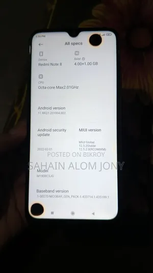 Xiaomi Redmi Note 8 64 GB Black