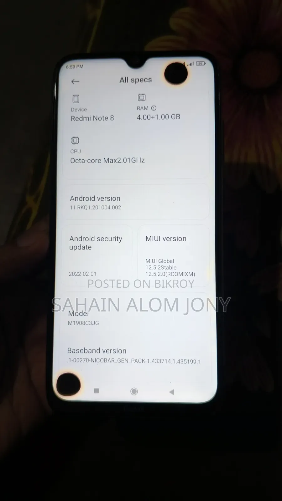Xiaomi Redmi Note 8 64 GB Black