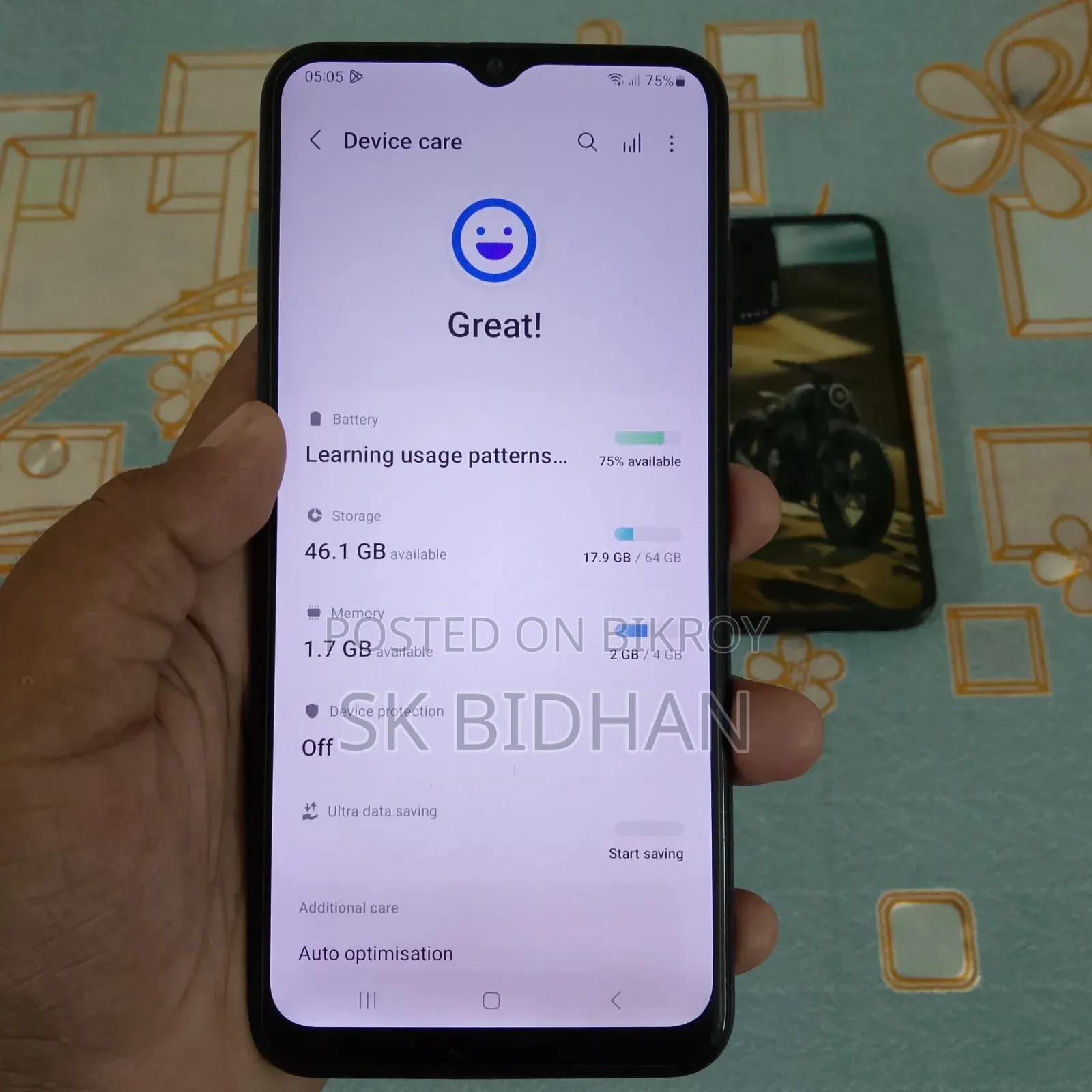 স্যামসাং গ্যালাক্সি এ০৩এস ৬৪ জিবি ব্লু