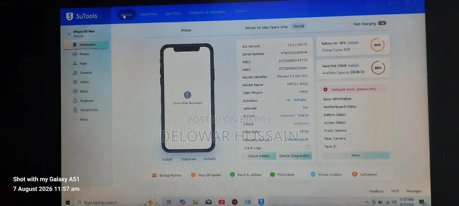 Apple iPhone XS Max 256 GB