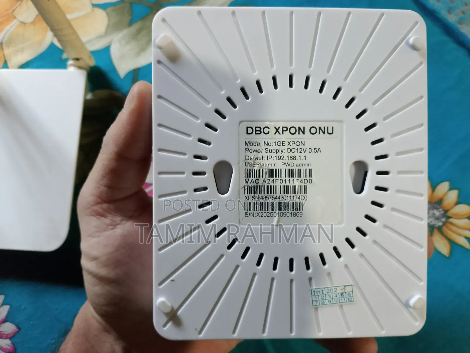 Tenda F3 DBC 1ge X-Pon Onu