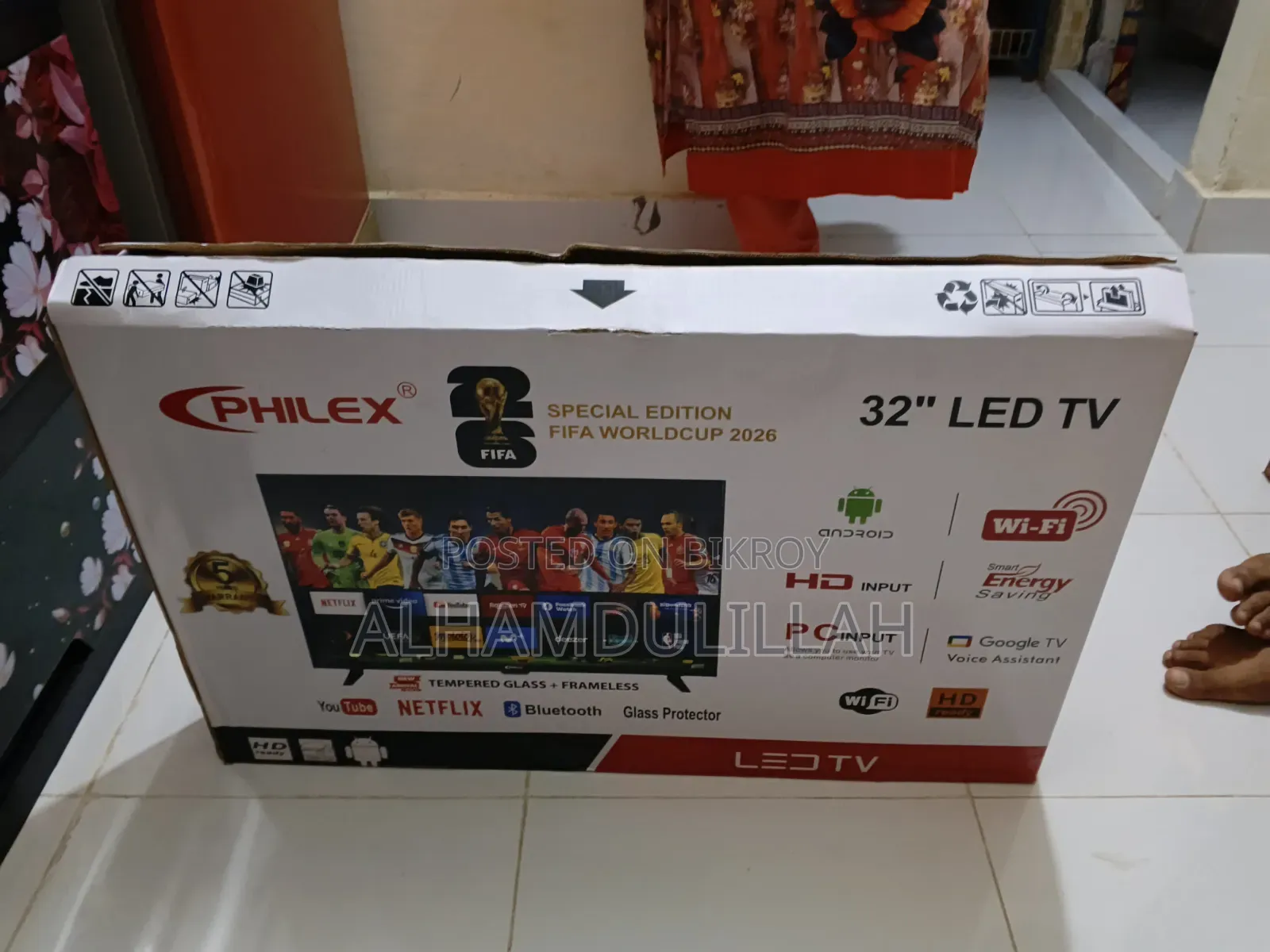 ৩২" স্মার্ট এলইডি টিভি ফিল্লেক্স ব্রান্ডের