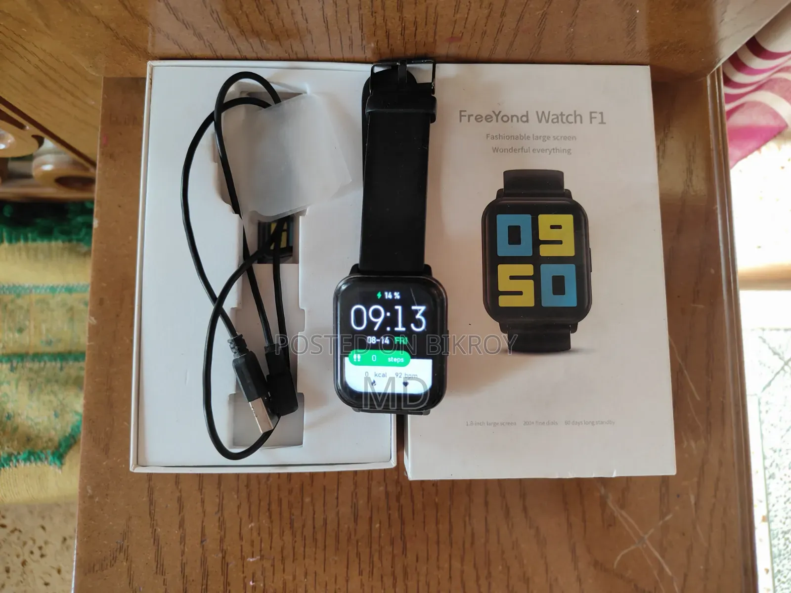 FreeYond Watch F1 স্মার্টওয়াচ Full Box With Charger
