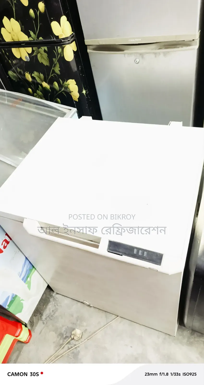 A 175-liter deep freezer for sale