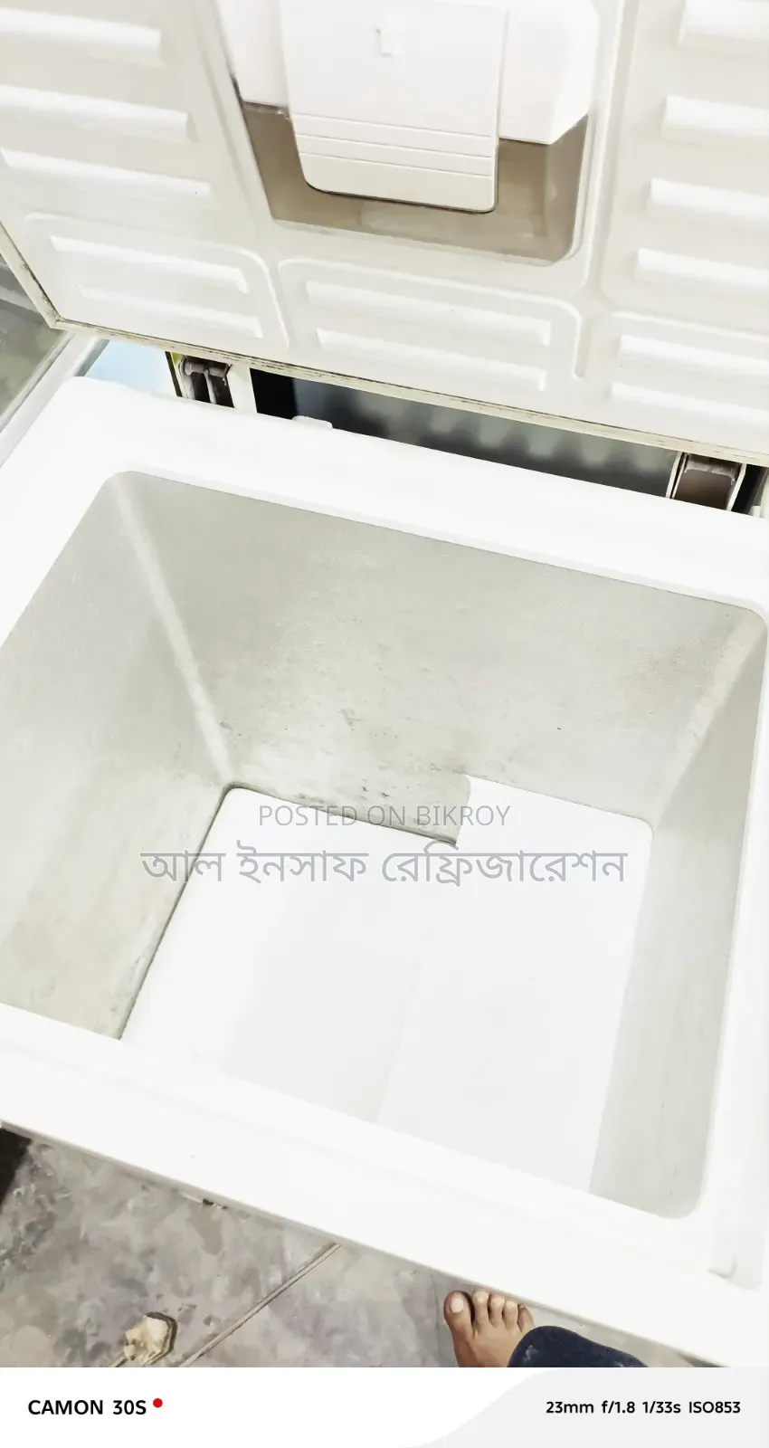 A 175-liter deep freezer for sale