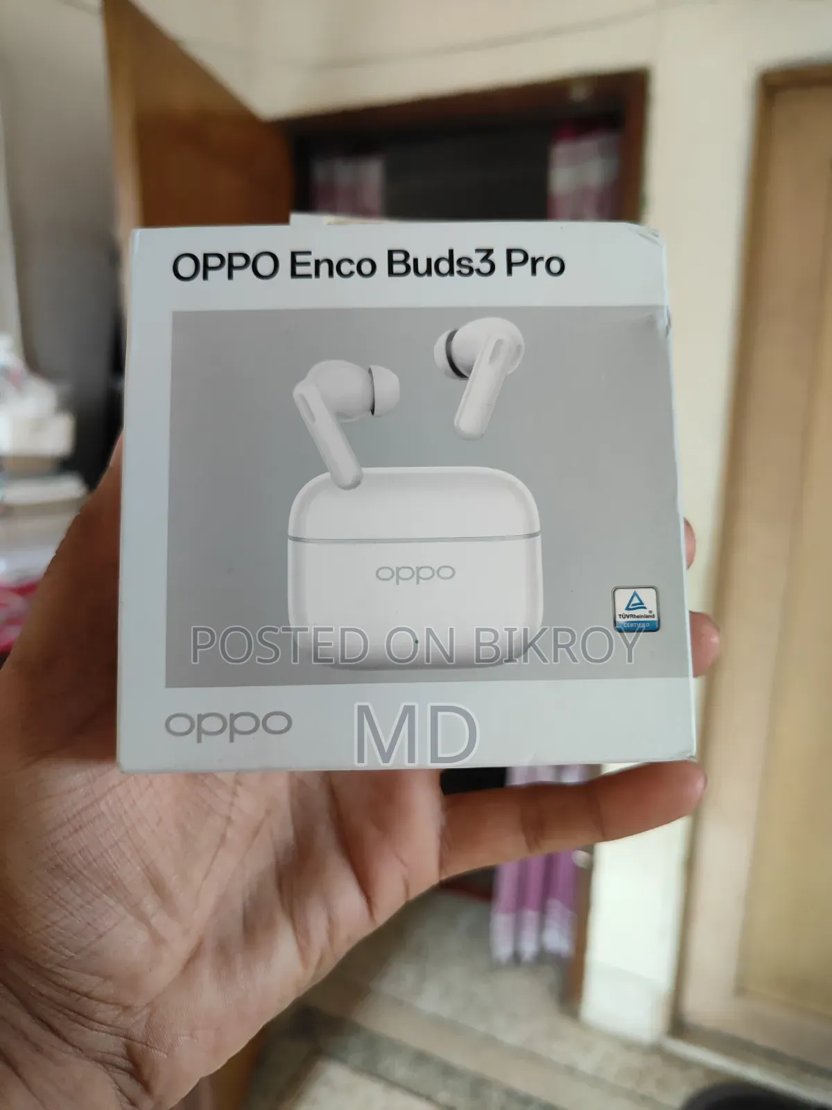 OPPO Enco Buds3 Pro Earbuds Full Box With Accessories