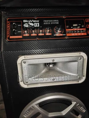 Skyview DJ Professional Sound Box (Double Woofer) – Fresh Condition
