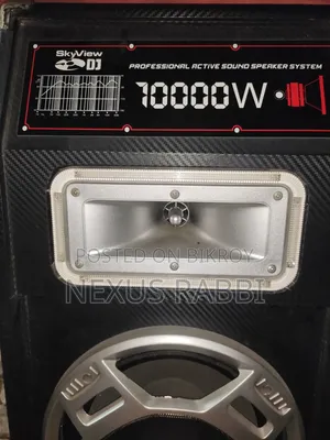 Skyview DJ Professional Sound Box (Double Woofer) – Fresh Condition
