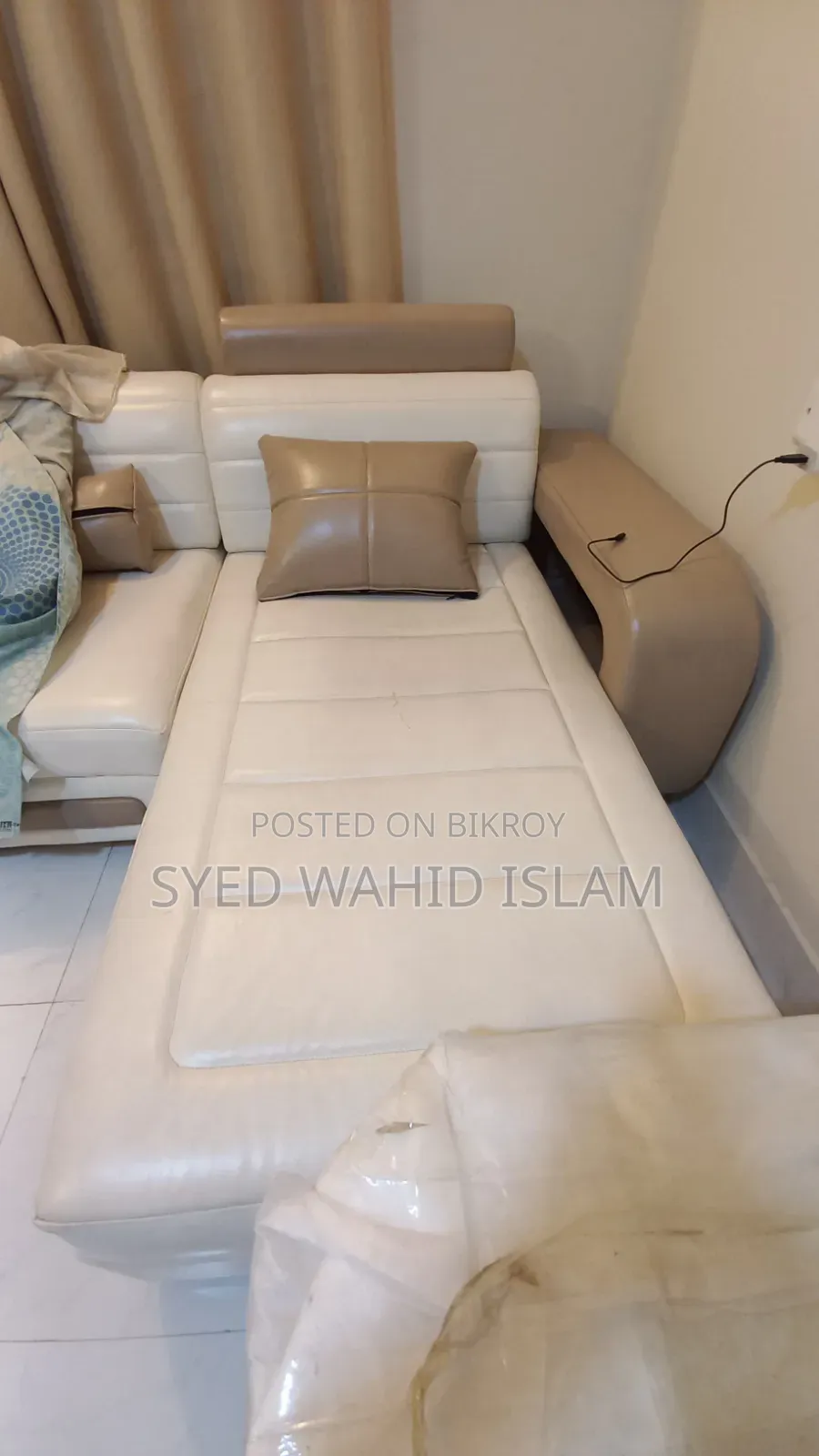 Modern Sofa L Shape Premium PU Leather