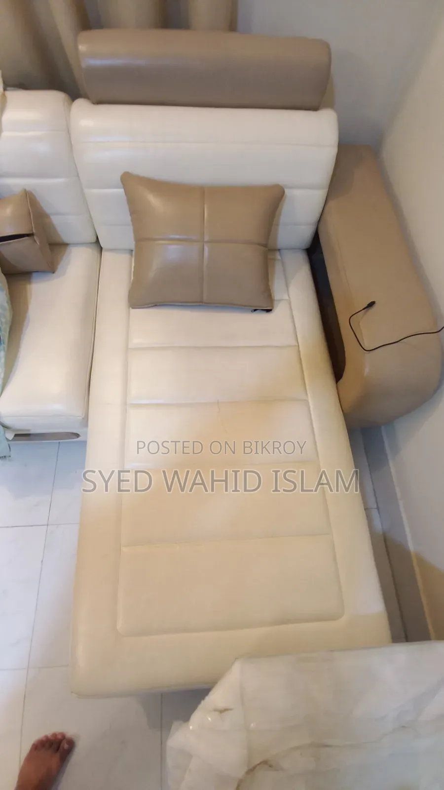 Modern Sofa L Shape Premium PU Leather