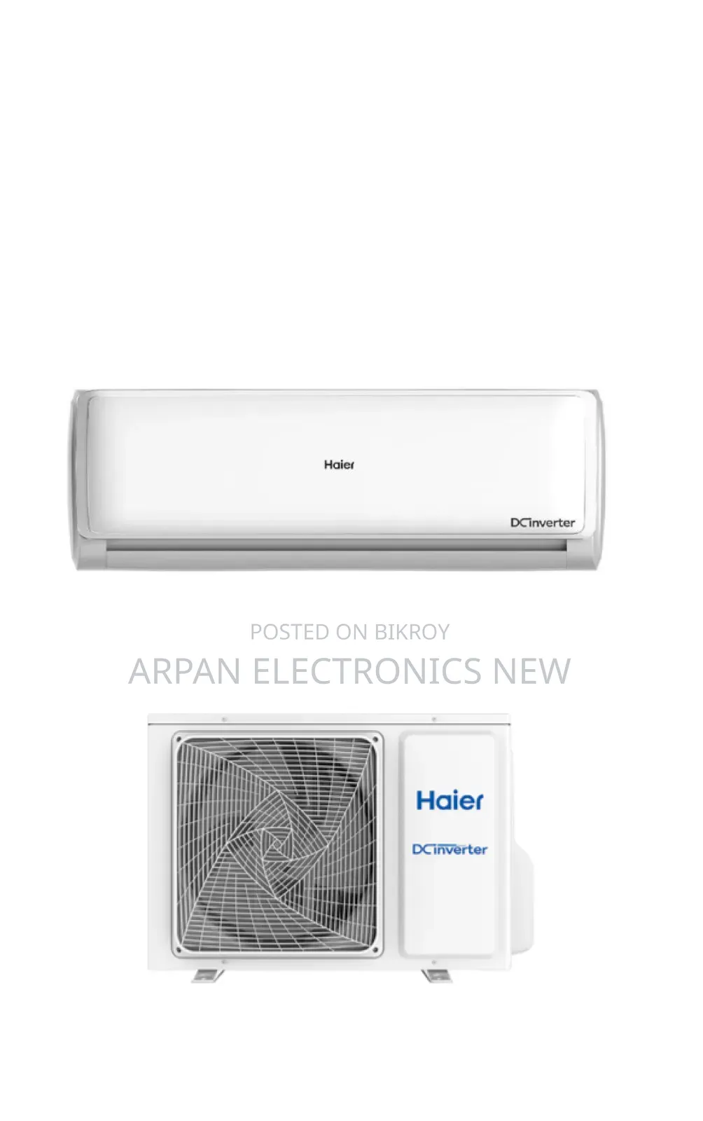 Haier 12 Years Warranty 1.1 Ton Split AC Inverter Crazy Offer