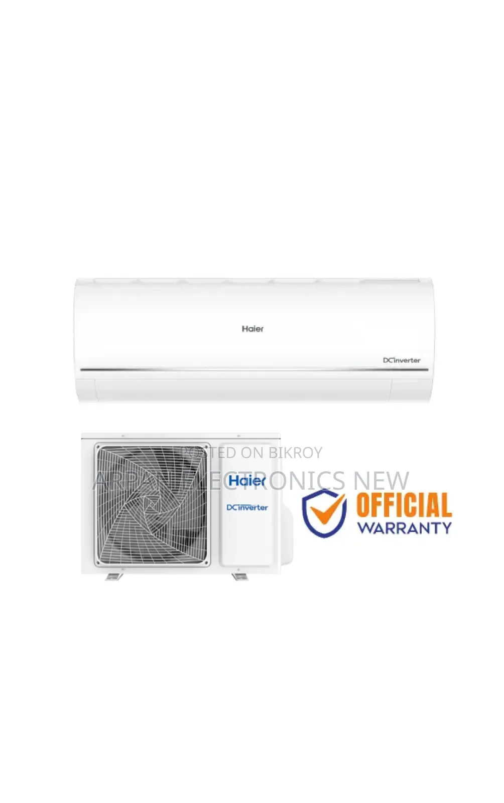 Bring Cool Comfort Home! Haier 1.0 Ton Clean Cool Inverter AC