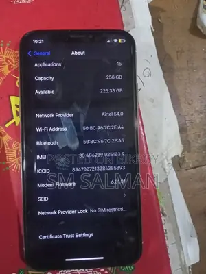Apple iPhone X 256 GB White