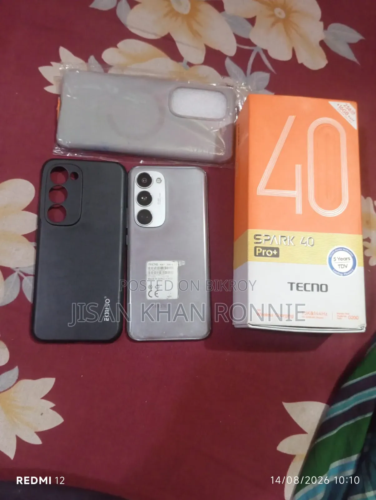 Tecno Spark 40 Pro+ 256 GB Silver