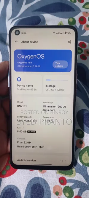 OnePlus Nord 2 5G 128 GB Black