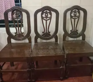 3 Pcs. Wooden Chairs