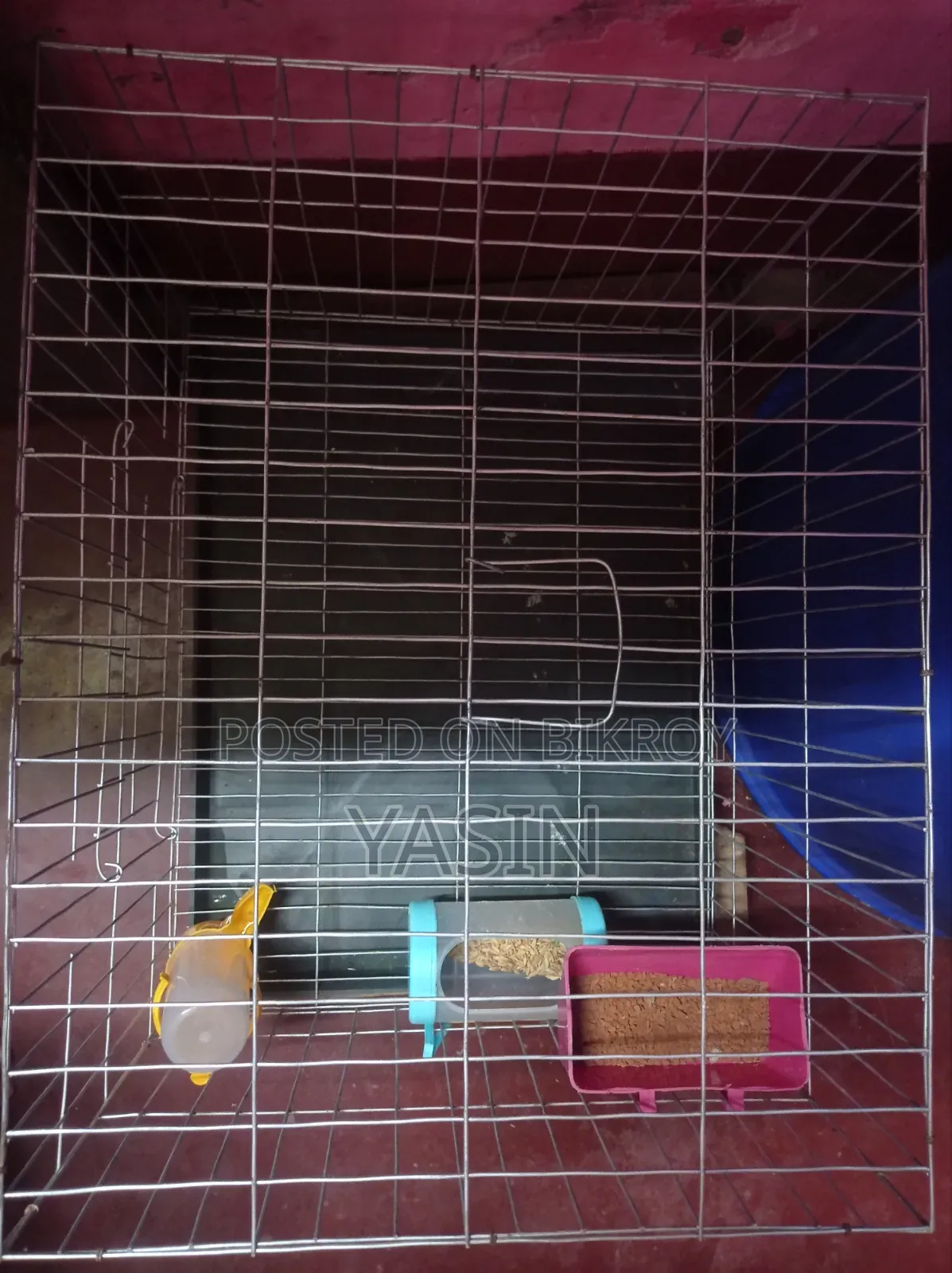 Cage used for 1 month will be sold.