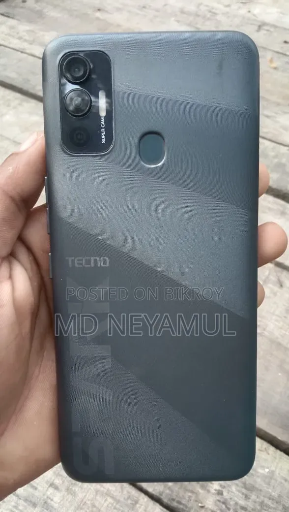 Tecno Spark 7 64 GB Black