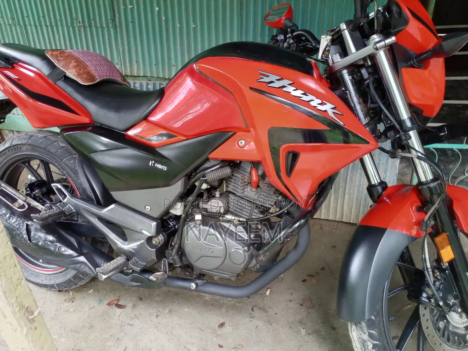 Hero Hunk 150R Dual Disc ABS 2022 Red