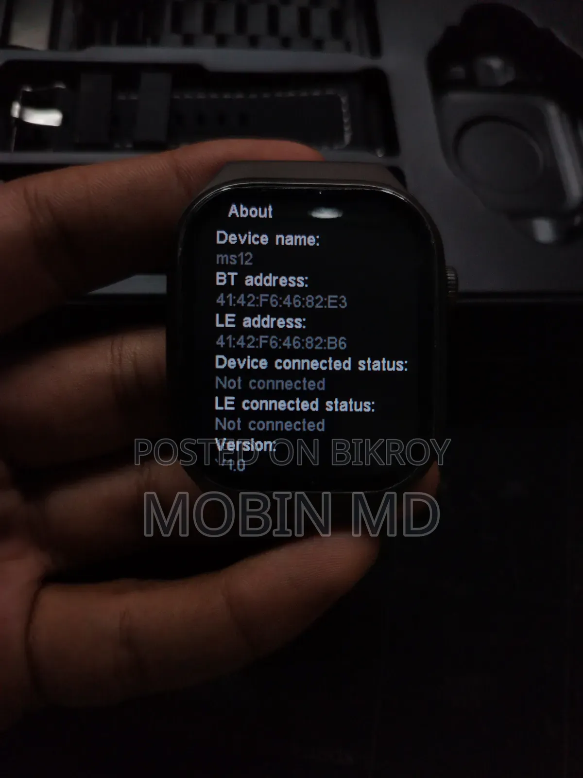 YSYES MS12 Smart Watch
