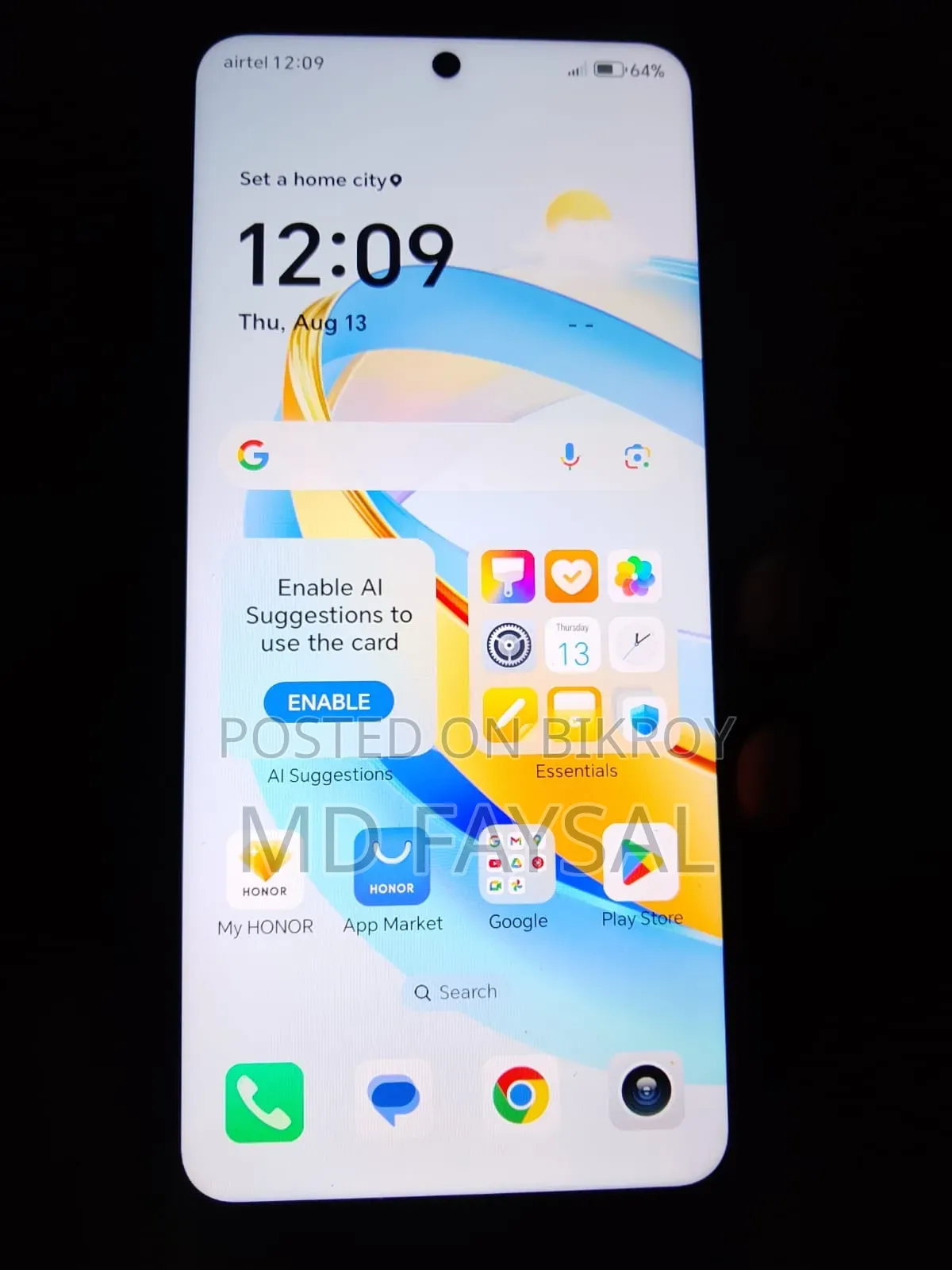Honor X7c 256 GB Green