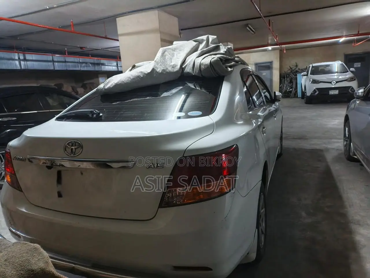 টয়োটা অ্যালিওন ২০০৮ সাদা