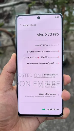 Vivo X70 Pro 256 GB Purple