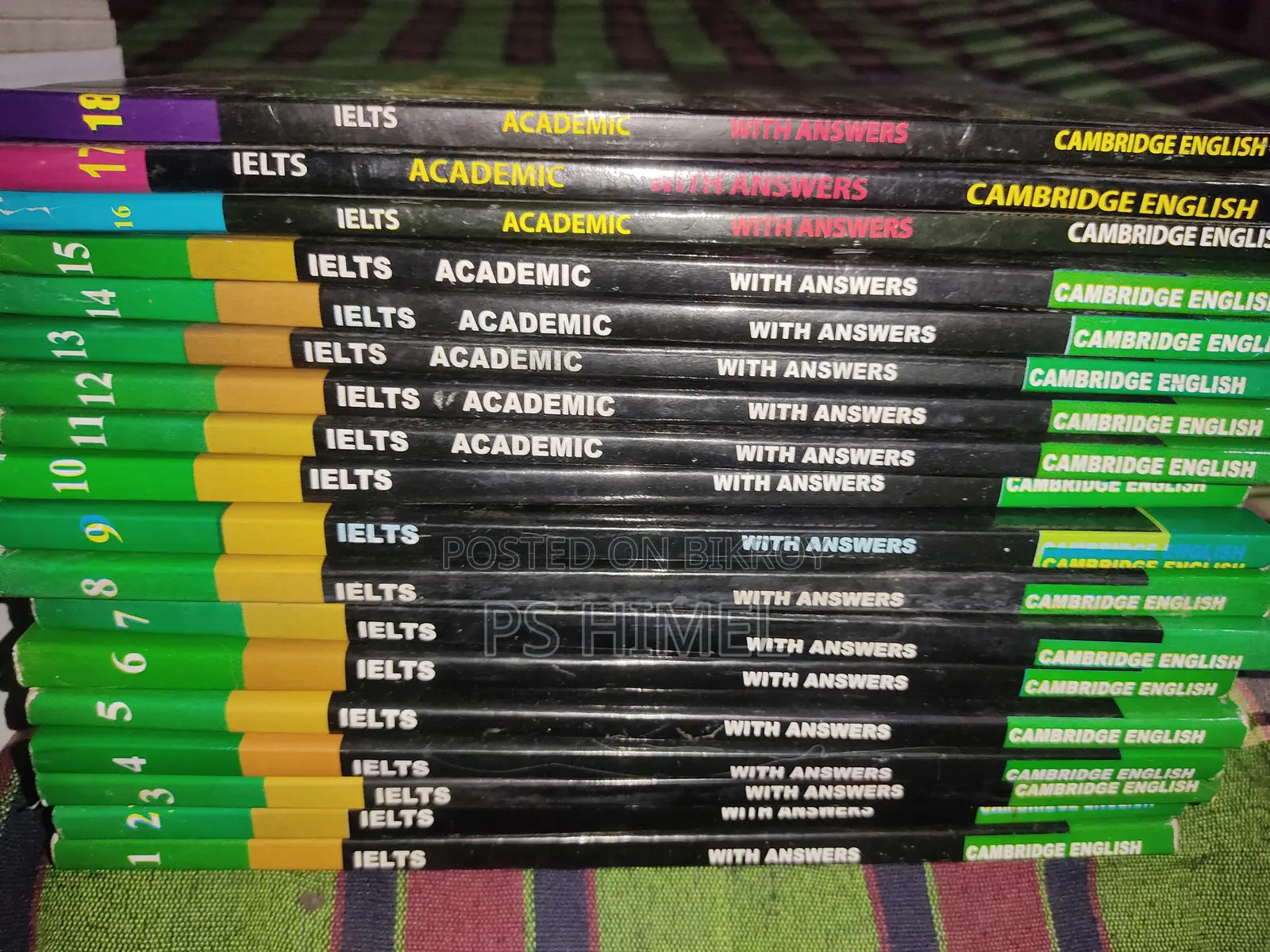 Cambridge IELTS Books (51 Books and 4 DVD)