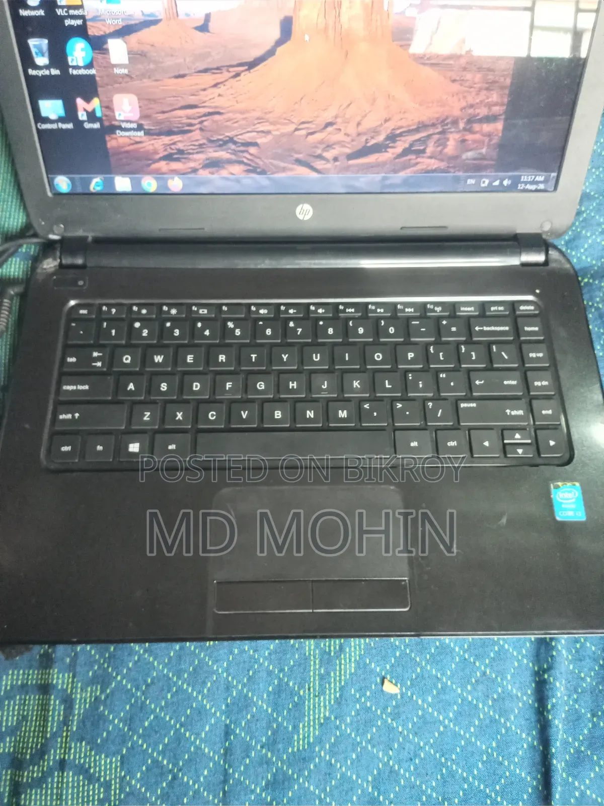Laptop HP 4GB Intel Core I3 HDD 500GB