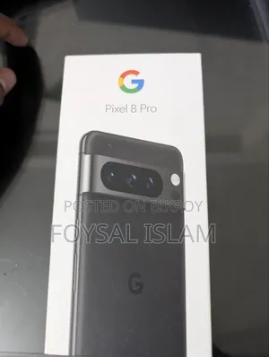 নতুন গুগল পিক্সেল ৮ প্রো ১২৮ জিবি ব্ল্যাক
