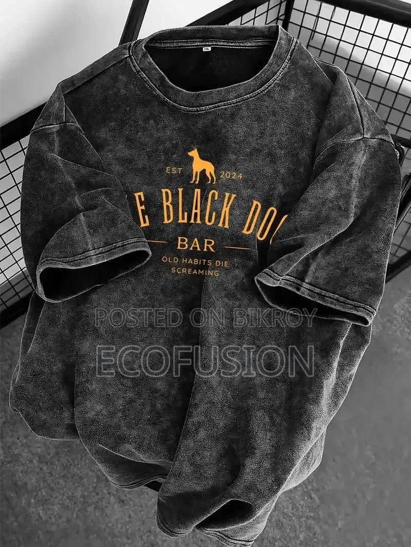 Trendy Acid Wash Drop Shoulder T-Shirt