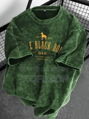 Trendy Acid Wash Drop Shoulder T-Shirt