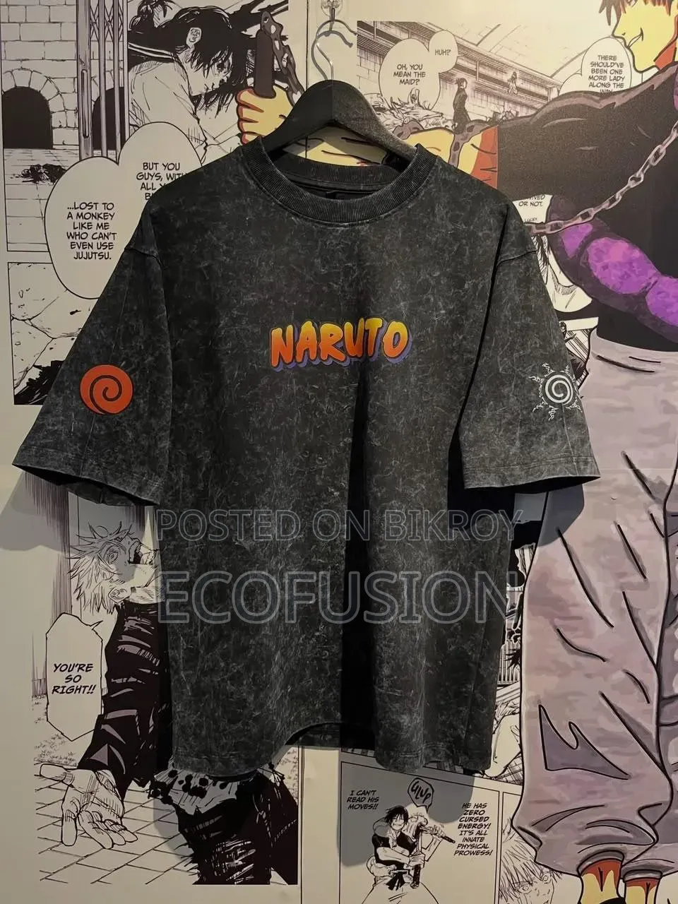 Trendy Acid Wash Drop Shoulder T-Shirt