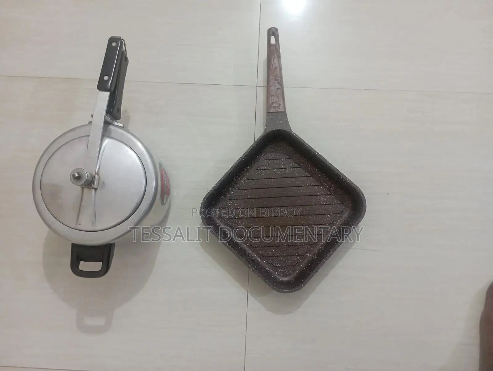 Pressure Cooker 5L Non-Stick Grill Pan – Used Kitchen Combo
