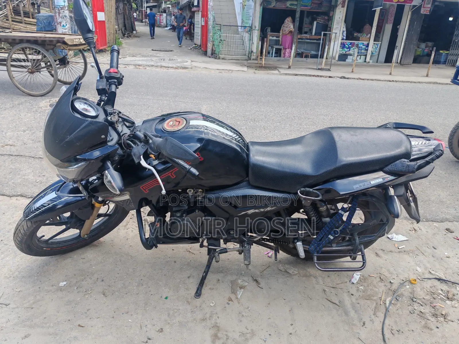 টিভিএস আপাচে আরটিআর ১৬০ টুভি ২০২১ কালো