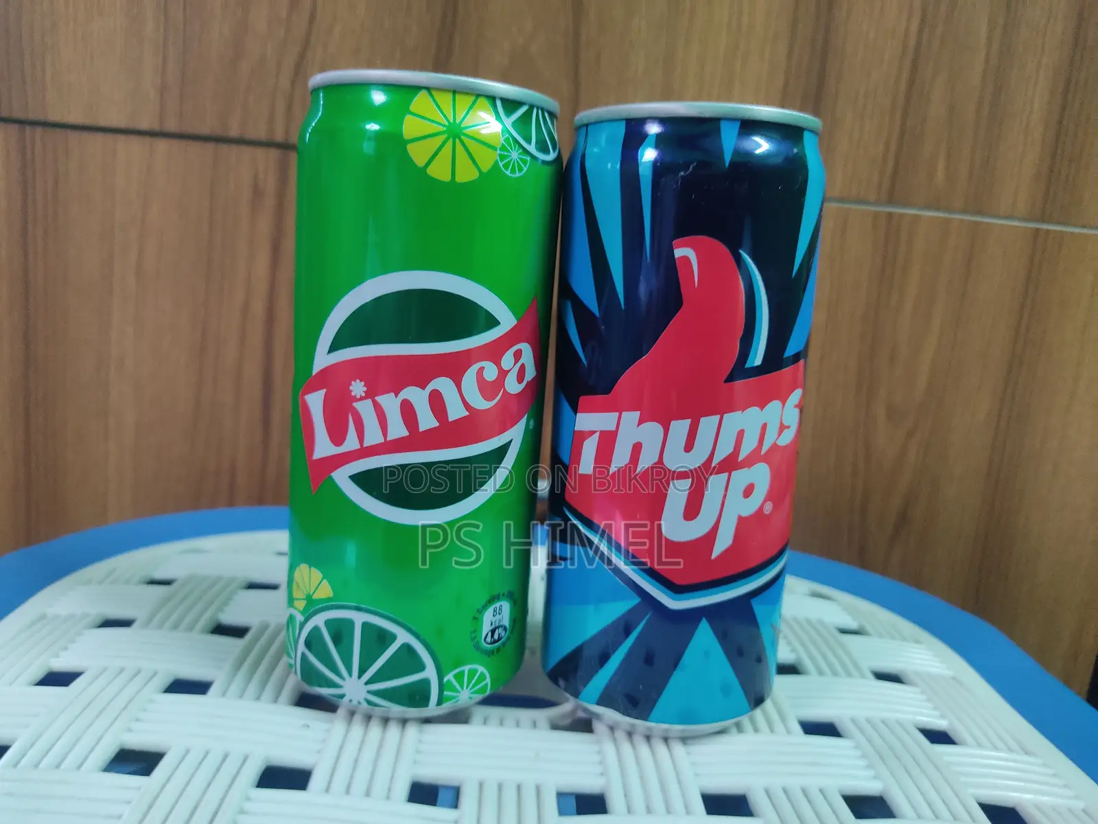 Indian Thums Up and Limca Soft Drink Can, 300 Ml