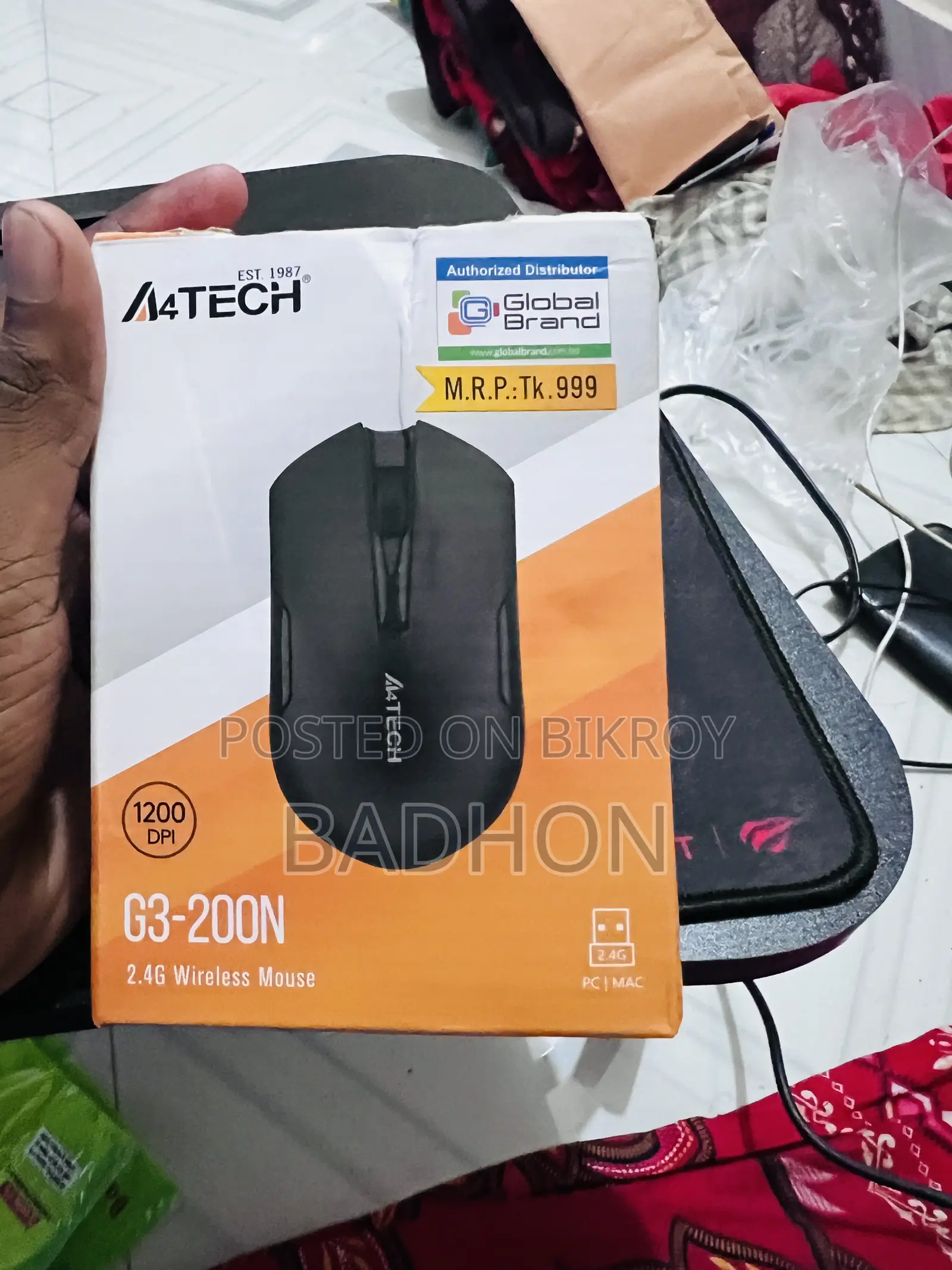 A4TECH (G3-200n) Wireless Mouse