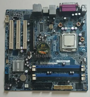 Samsung Alioth 50c Ddr2 4 Channel Motherboard Lga 775 Matx With Cpu