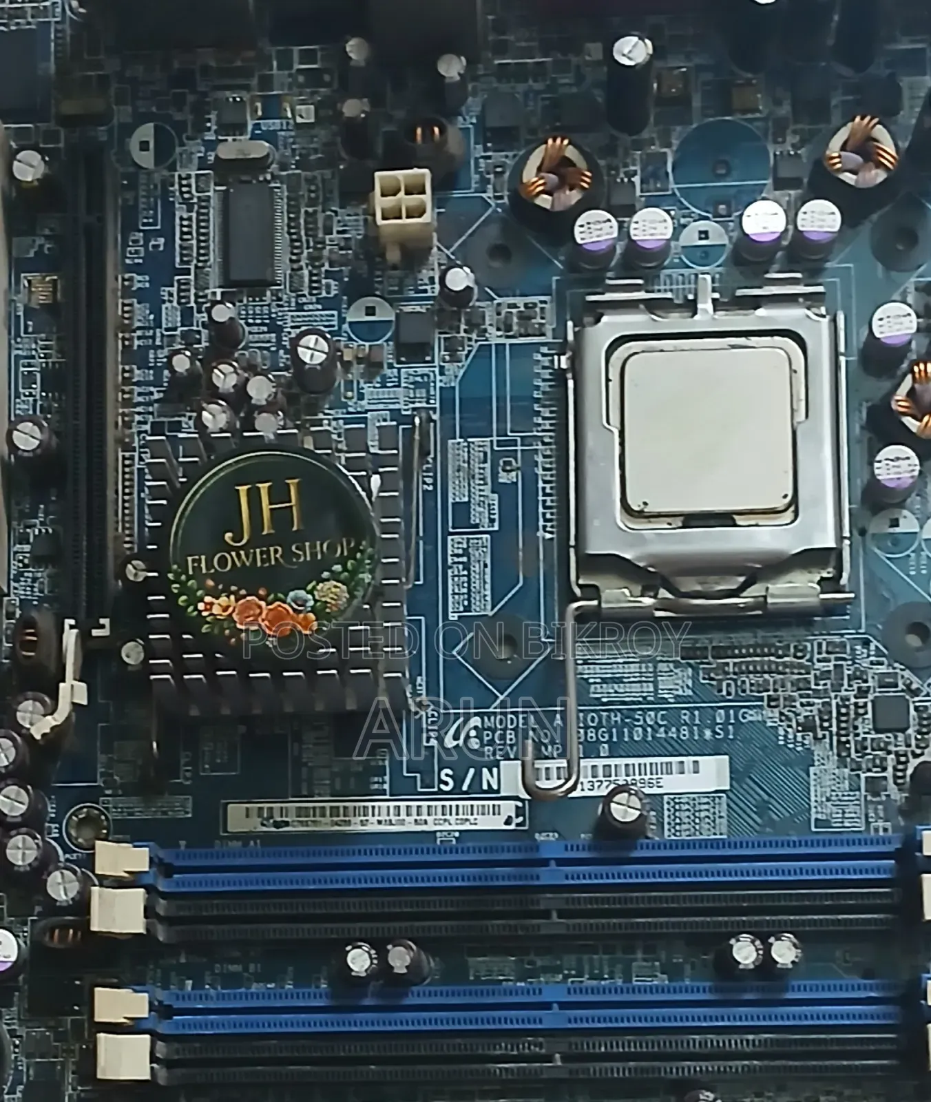 Samsung Alioth 50c Ddr2 4 Channel Motherboard Lga 775 Matx With Cpu