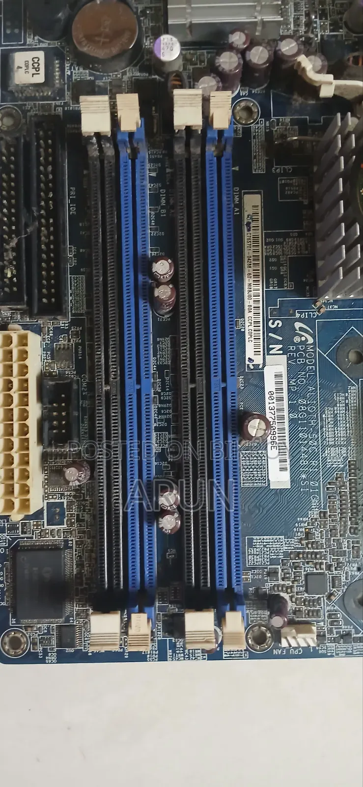 Samsung Alioth 50c Ddr2 4 Channel Motherboard Lga 775 Matx With Cpu