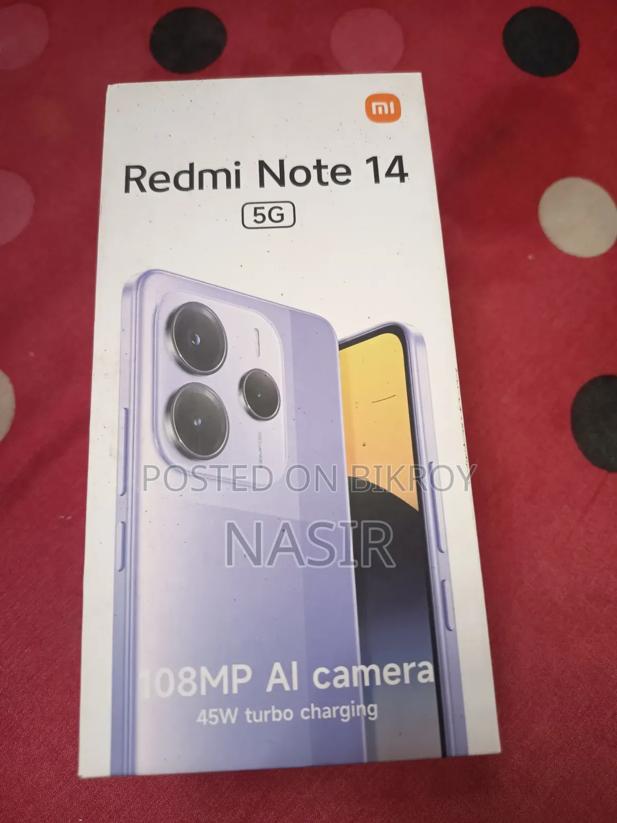 Xiaomi Redmi Note 14 5G 256 GB Black