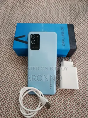 নতুন অপো A56 5G 256 জিবি নীল