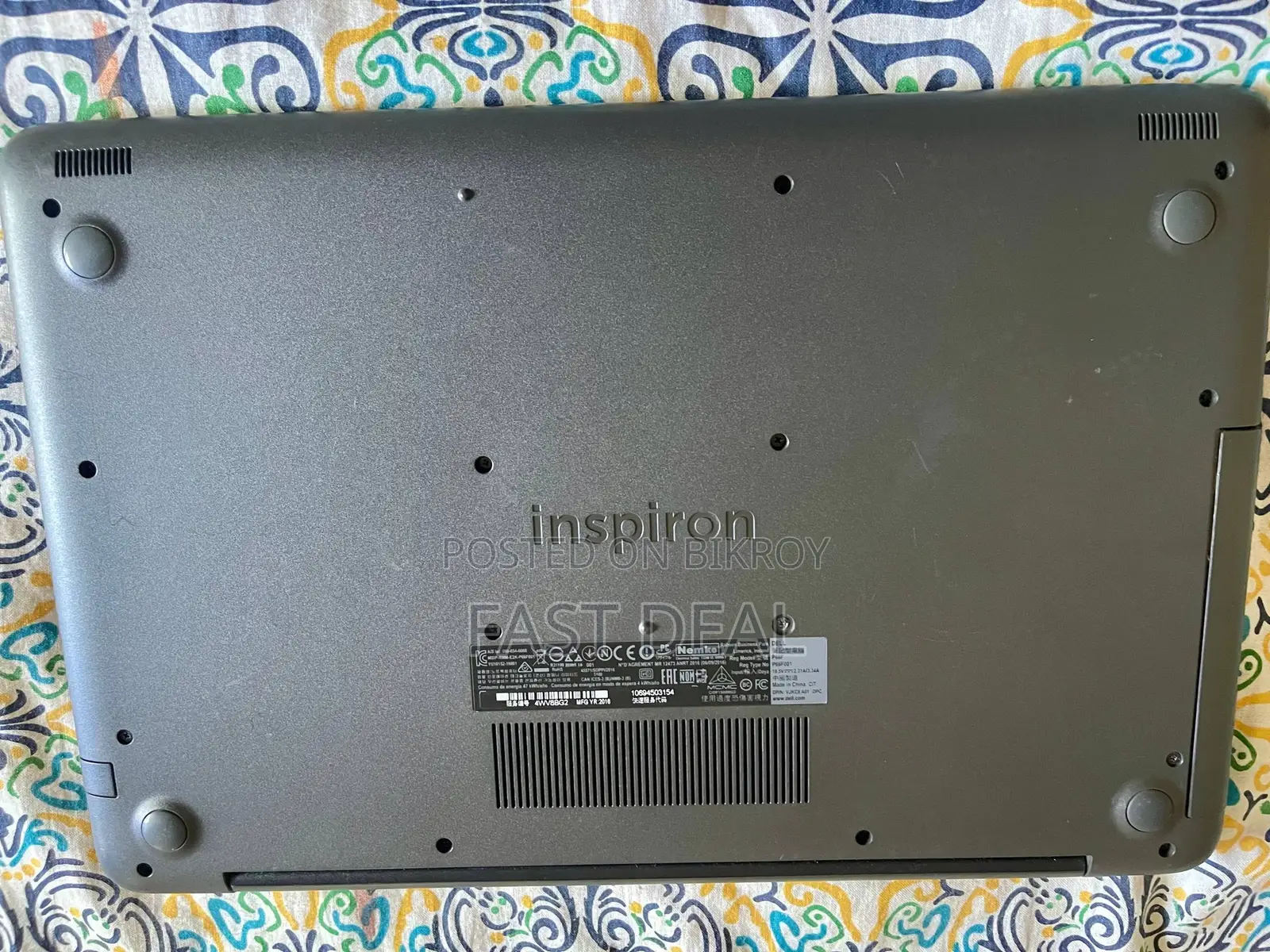 Laptop Dell Inspiron 15 8GB Intel Core i3 SSD 256GB