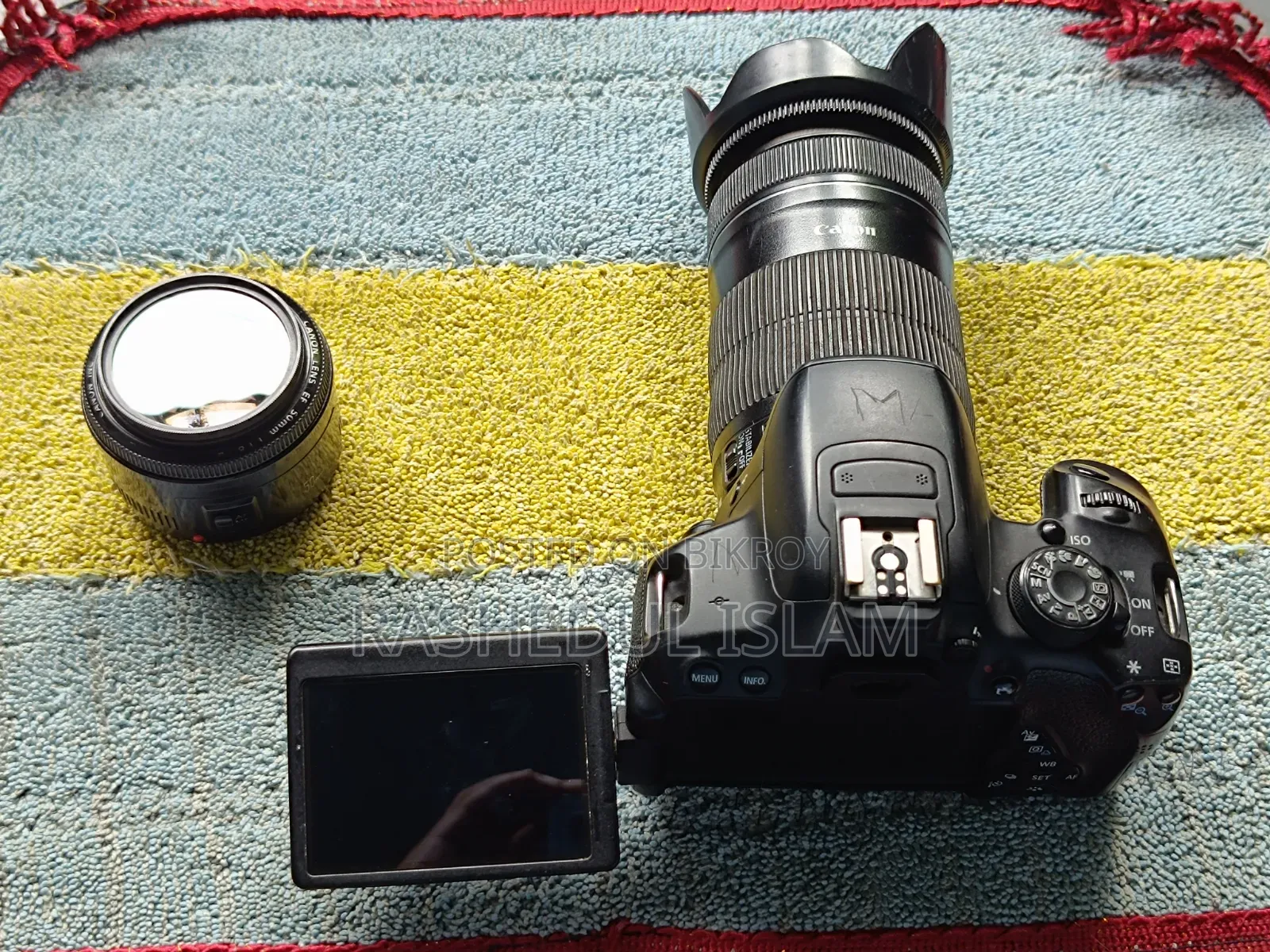 Canon 700d 55-250 STM+5. 50 Mm Prime