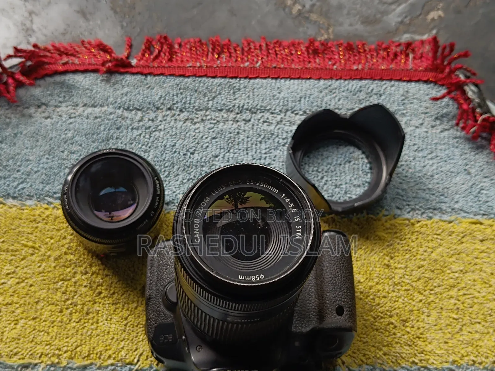 Canon 700d 55-250 STM+5. 50 Mm Prime