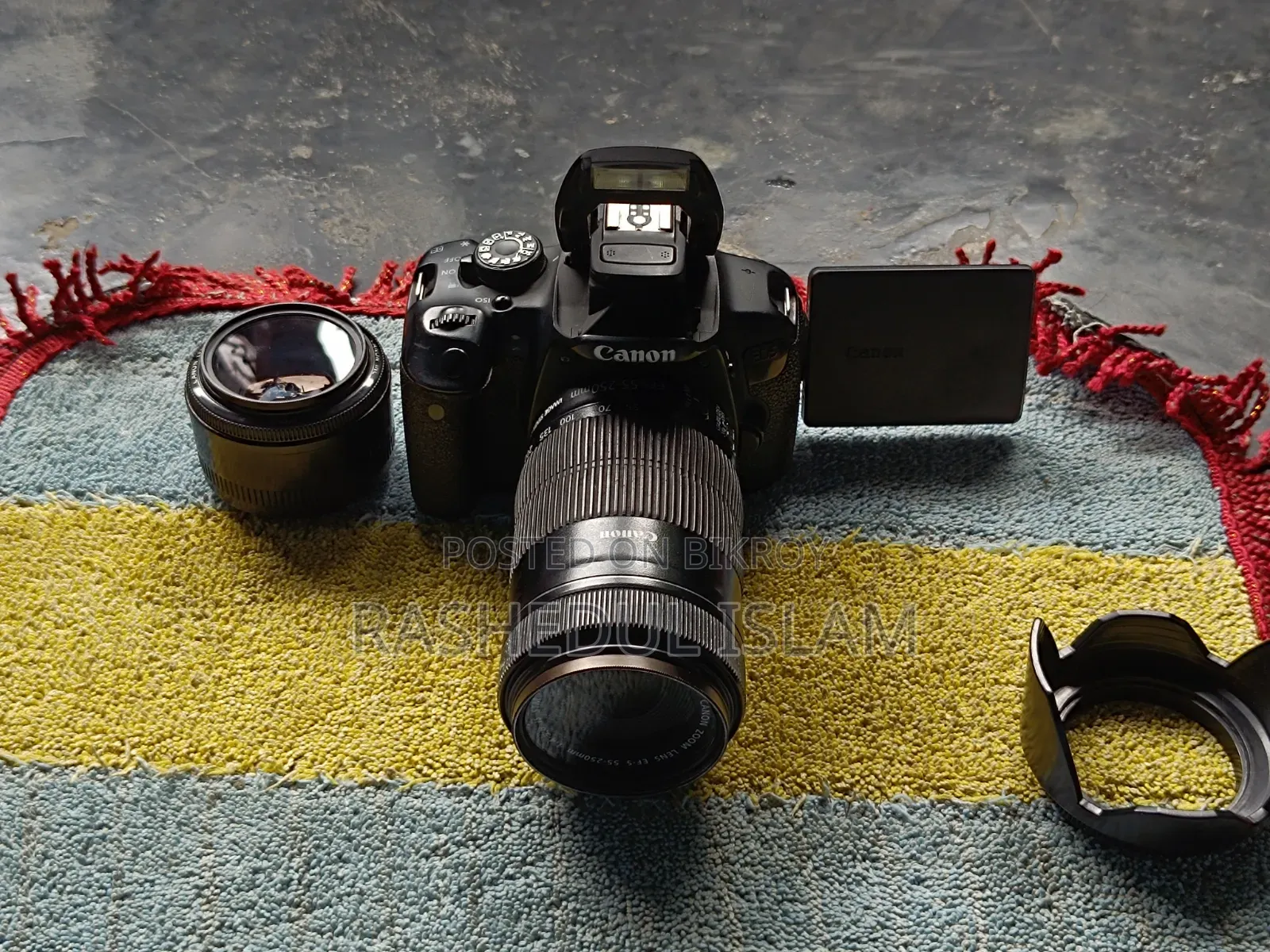 Canon 700d 55-250 STM+5. 50 Mm Prime