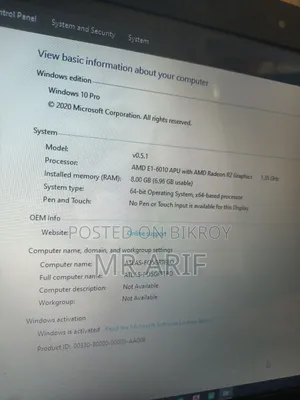 Laptop Lenovo Thinkpad G40 8GB AMD A8 HDD+SSD 256GB