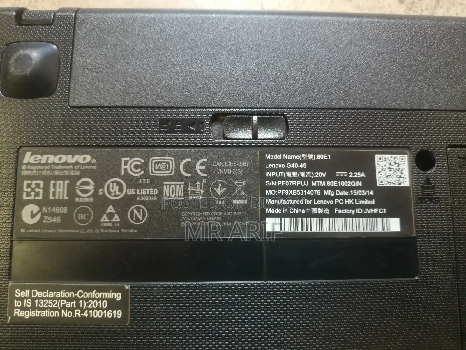 Laptop Lenovo Thinkpad G40 8GB AMD A8 HDD+SSD 256GB