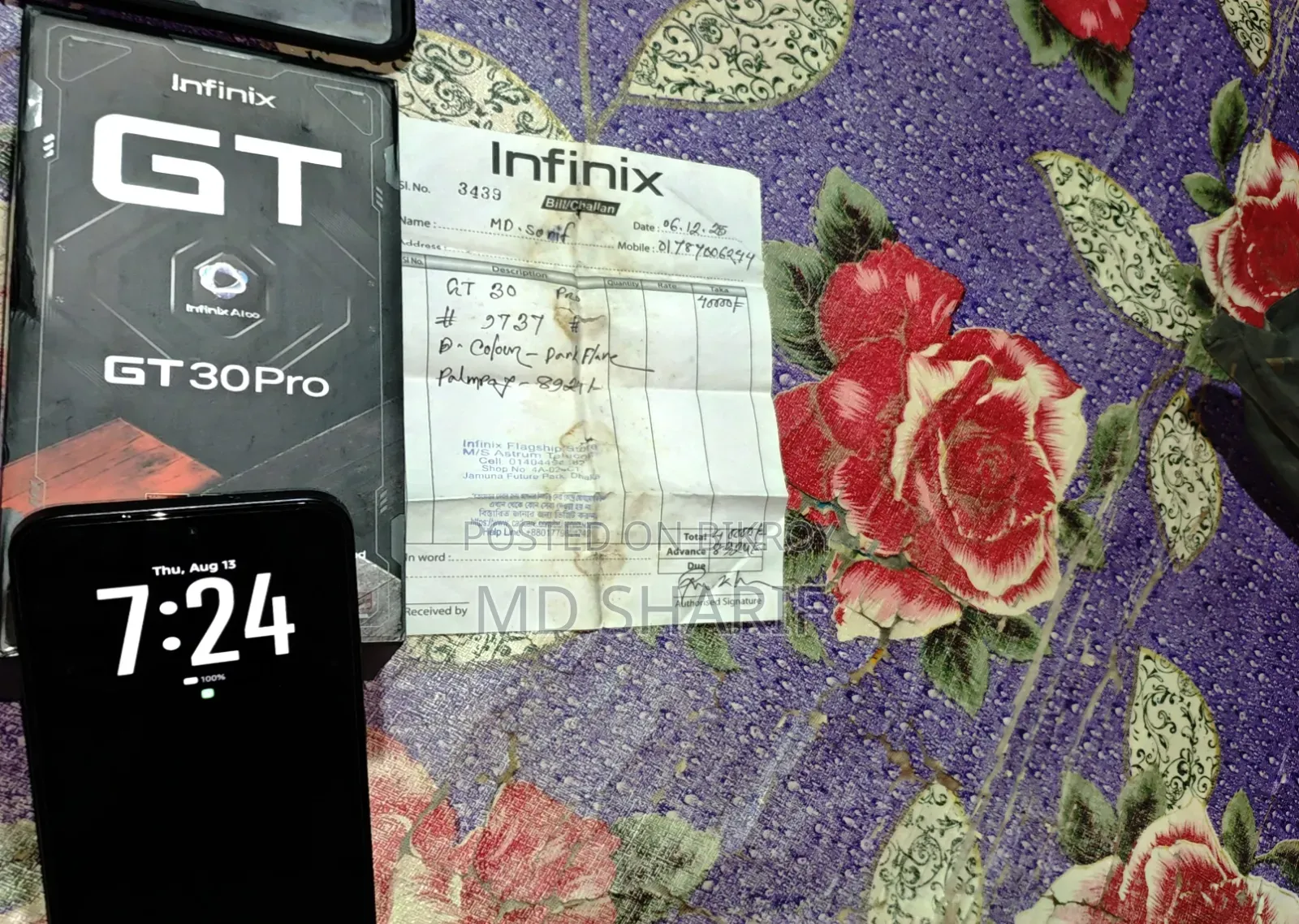 Infinix GT 30 Pro 5G 256 GB Black