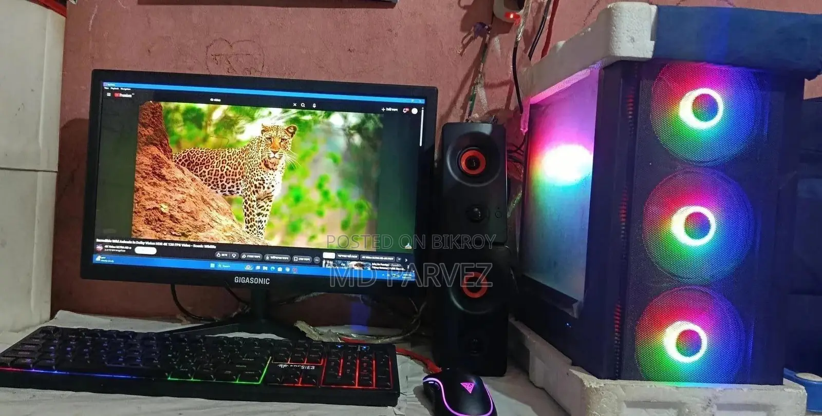 Desktop Computer 8GB AMD Ryzen 5 SSD 256GB